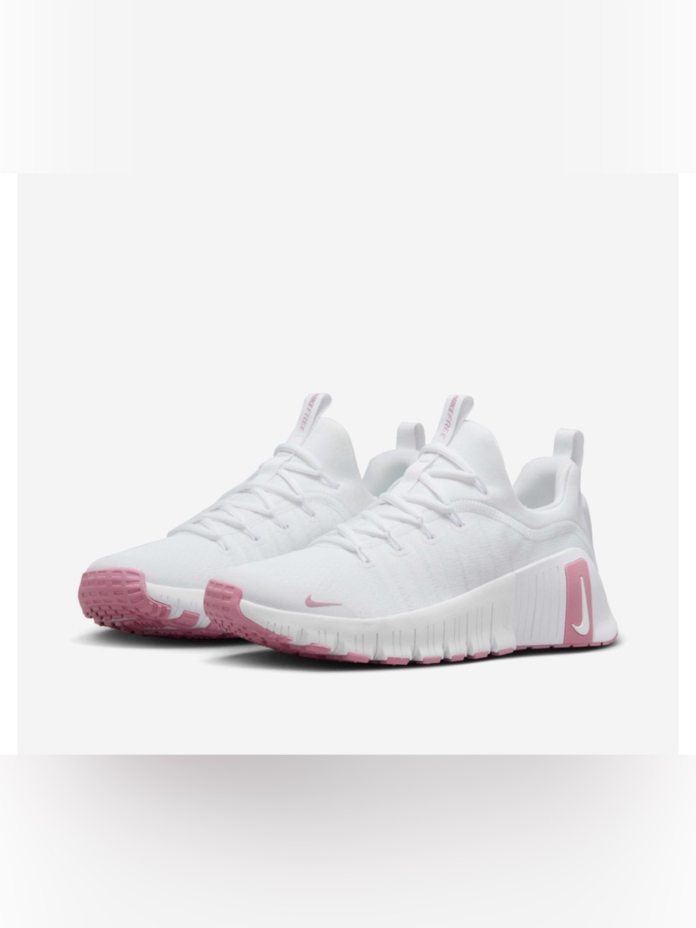 Nike Free Metcon 6 Women’s Running Shoes White Elemental Pink